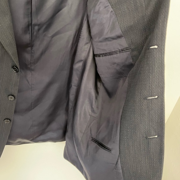 GIVENCHY Monsieur Pinstripe Sports Coat Suit Jacket Size 46 - Picture 4 of 8